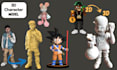convert 2d to 3d printable model stylized 3d character design 2d to 3d model