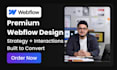 design a webflow website with strategy, 3d animations, and modern functionality