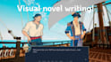 write a script for your visual novel