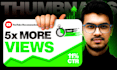 design high CTR custom youtube thumbnails