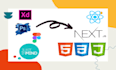 be your frontend developer in reactjs nextjs tailwindcss