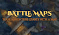 create detailed battle map for rpg, fantasy world, vtt