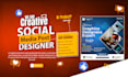 design digital post , social media post