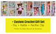 crochet personalized crochet gift set