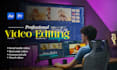 do professional video editing