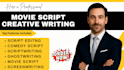 ghostwrite movie script screenplay  drama comedy script feature film playwriting