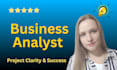 be business analyst for your startup