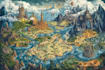 do map illustration map design fantasy map maker