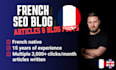 write french SEO content that rank on google