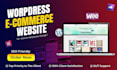 create ecommerce wordpress website, online store, shopping website