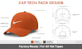 cap tech pack design hat mockup factory ready techpack drawing bucket cap design