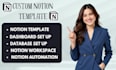 create custom notion pages, dashboards, and templates for productivity