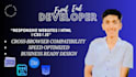 responsive websites by a skilled front end developer