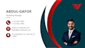 design double sided luxury business card
