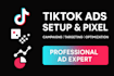 set up and optimize tiktok ads with pixel integration