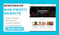 design charity donation fundraising crowdfunding ngo nonprofit website