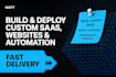 design and develop your custom saas application