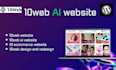 design your website on 10web, using 10web website builder