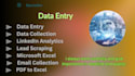 do data entry, web research, scraping, copy paste