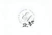 do custom monogram wedding logo and initials design