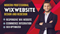 do wix website development, wix website design, redesign wix website