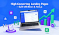 build a professional, responsive landing page with high conversion