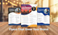 create professional flyers, posters and marketing materials