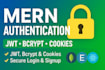 develop mern authentication with jwt, bcrypt and cookies