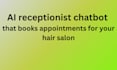 create an ai chatbot that captures missed bookings for your hair salon
