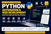 develop python scripts, automate tasks, and build web apps
