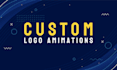create a unique, stylish and custom logo animation fast