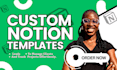 create notion custom template automation notion crm dashboard notion workspace