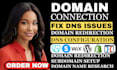 connect, redirect or fix subdomain issues on godaddy, wix,