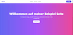 create a professional landingpage