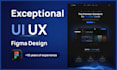 design an exceptional UI UX website design in figma