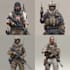 make military tactical characters for you