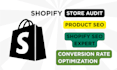 do shopify store audit product SEO and conversion optimization shopify expert