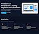 design and build a responsive landing page website