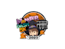 create wonderful and excellent halloween logo design