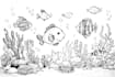 draw unique digital coloring book pages for children