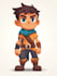 draw 2d game character illustration