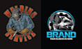 do emblem welder welding company logo design illustration