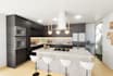 high quality design, 3d rendering and floor plan for your kitchen