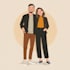 make couple portrait illustration