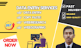 do data entry, copy paste, web scraping, PDF to excel