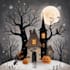 draw christmas and halloween illustrations