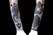 make a geometric tattoo design