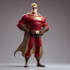 draw a unique superhero comic and cartoon character