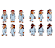 make 2d pixel animation, pixel art sprites