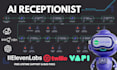develop ai receptionist, n8n, automation, elevenlabs, twilio, livekit, vapi
